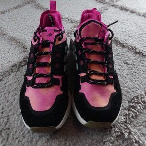 adidas Terrex Hikster Low Hazy Orange Screaming Pink women's size 8